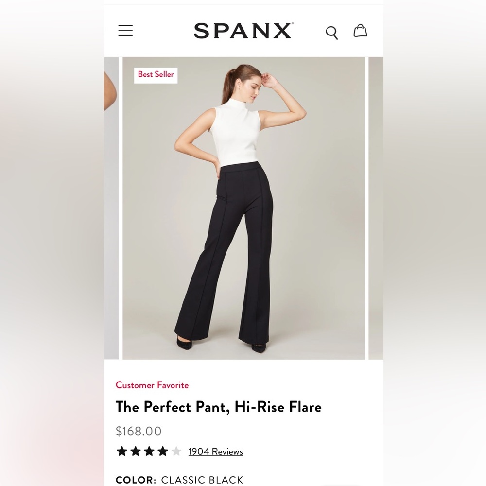 Spanx high rise trousers Medium tall